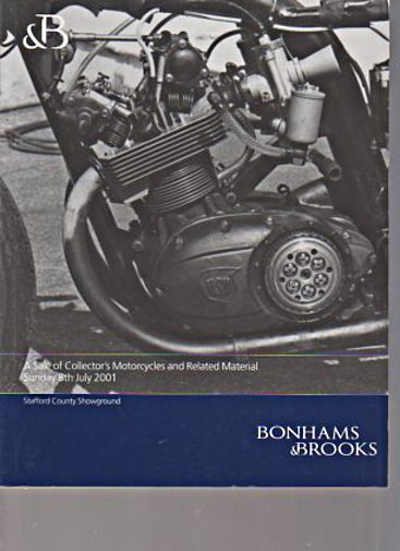 Bonhams & Brooks 2001 Collectors Motorcycles & Related Material - Click Image to Close