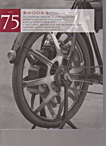 Brooks October 1997 Pioneer, Vintage, Classic & Racing Motorcycles (Digital onl)