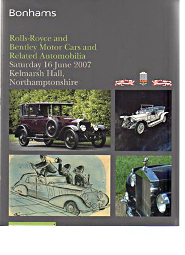 Bonhams 2007 Rolls-Royce & Bentley Cars