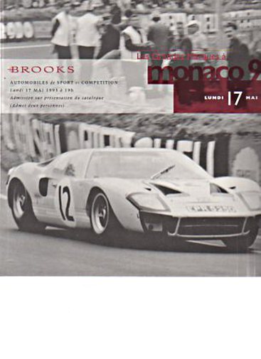 Brooks 1993 Sports & Competition Cars (Digital only)
