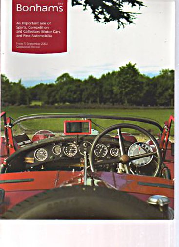 Bonhams 2003 Sports, Competition & Collectors' Cars - Click Image to Close