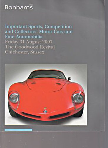 Bonhams August 2007 Sports, Competition & Collectors Cars