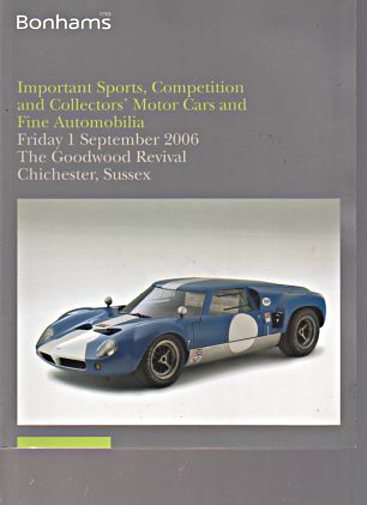 Bonhams September 2006 Sports, Competition & Collectors' Cars