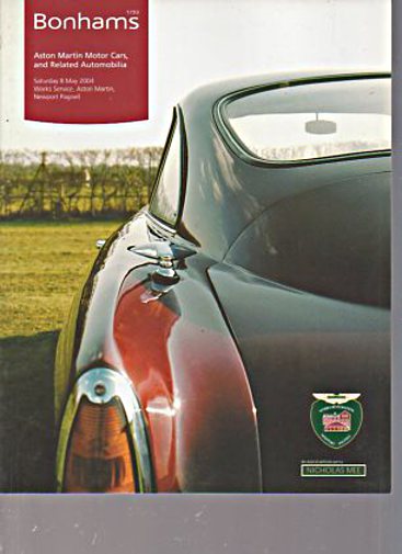 Bonhams 2004 Aston Martin Motor Cars, Related Automobilia