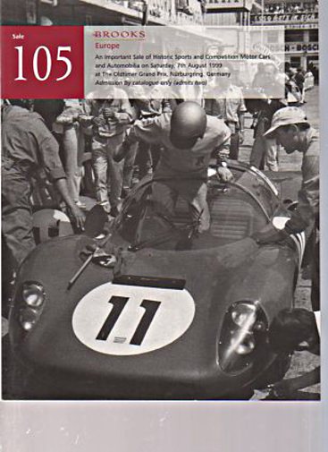 Brooks 1999 Important Historic Sports & Competition Motor Cars (Digital only)