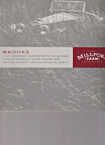 Brooks 1991 Unrestored Collectors Motor Cars & Spares (Digital only)
