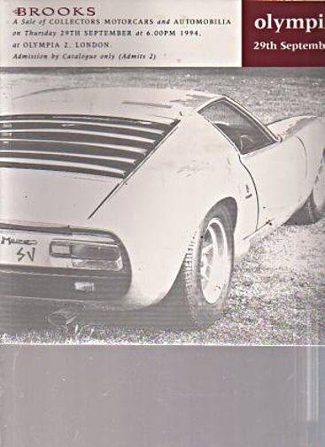 Brooks 1994 Collectors Motor Cars & Automobilia (Digital only)
