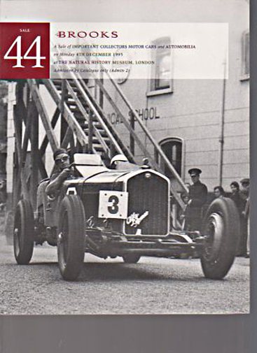 Brooks Dec 1995 Important Collectors Motor Cars & Automobilia (Digital only)