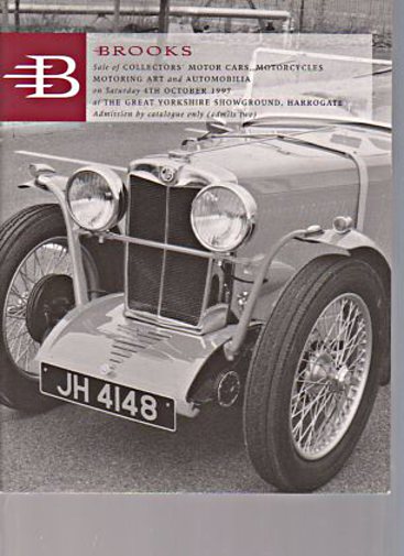 Brooks 1997 Collectors Motor Cars, Motorcycles - Click Image to Close