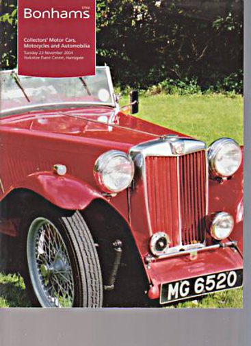 Bonhams 2004 Collectors Motor Cars, Motor Cycles etc