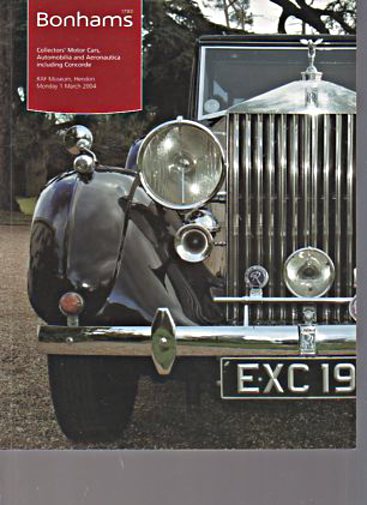 Bonhams 2004 Collectors Motor Cars, Aeronautica, Concord