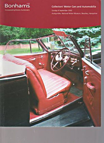 Bonhams September 2002 Collectors' Motor Cars & Automobilia