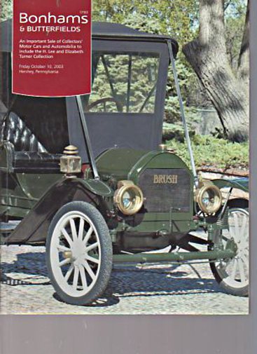 Bonhams 2003 Collectors Cars, Automobilia