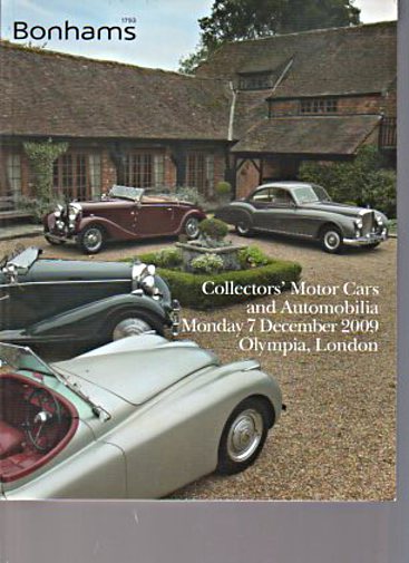 Bonhams December 2009 Collectors' Motor Cars & Automobilia