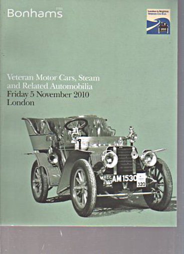 Bonhams 2010 Veteran Cars, Steam & Automobilia