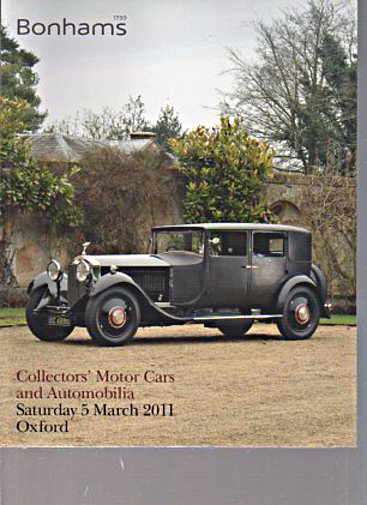 Bonhams March 2011 Collectors' Motor Cars & Automobilia (Digital only)