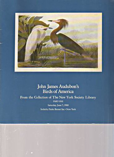 Sothebys 1980 John James Audubon's Birds of America