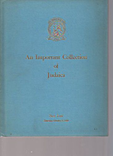 Christies 1980 An Important Collection of Judaica - Click Image to Close