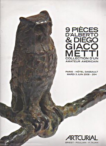 Artcurial 2008 9 works by A & D Giacometti - Click Image to Close