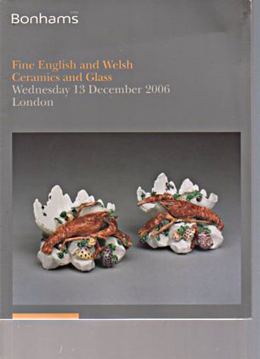 Bonhams 2006 English & Welsh Ceramics, Glass - Click Image to Close