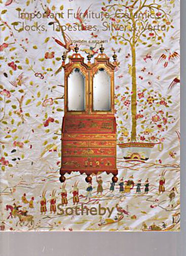 Sothebys 2011 Important English & Continental Furniture