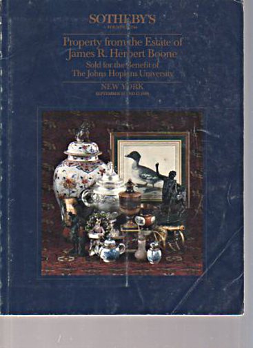 Sothebys 1988 Property of James Herbert Boone