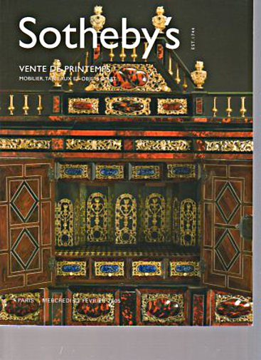 Sothebys 2005 French Furniture, Objects of Art