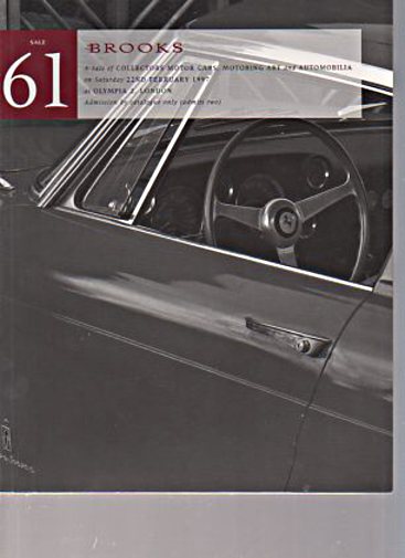 Brooks 1997 Collectors Motor Cars, Motoring Art & Automobilia (Digital only)