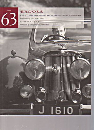 Brooks April 1997 Collectors Motor Cars & Automobilia (Digital only)