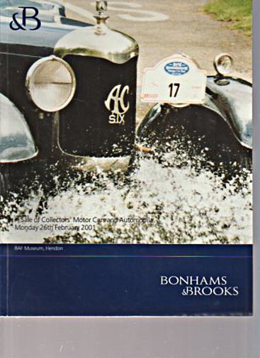 Bonhams & Brooks Feb 2001 Collectors Motor Cars & Automobilia - Click Image to Close