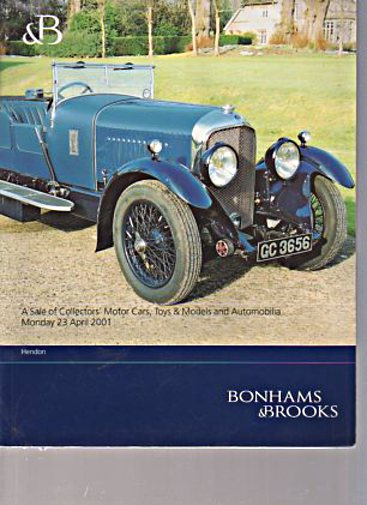 Bonhams & Brooks April 2001 Collectors Motor Cars & Automobilia