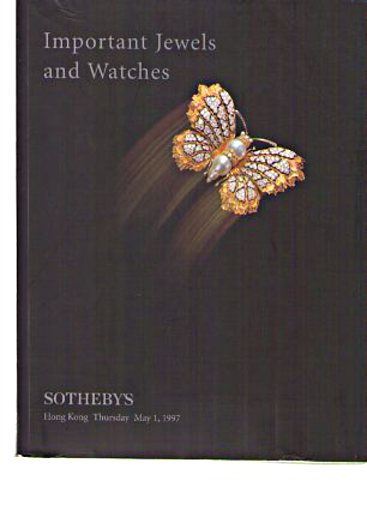 Sothebys Hong Kong 1997 Important Jewels and Watches