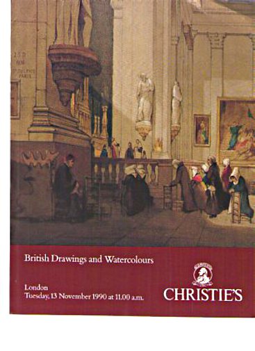 Christies November 1990 British Drawings and Watercolours