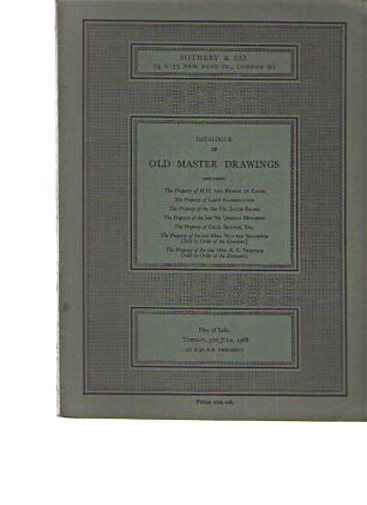 Sothebys 1968 Old Master Drawings