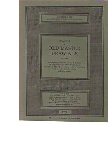 Sothebys October 1974 Old Master Drawings