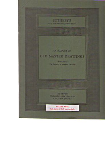 Sothebys July 1979 Old Master Drawings