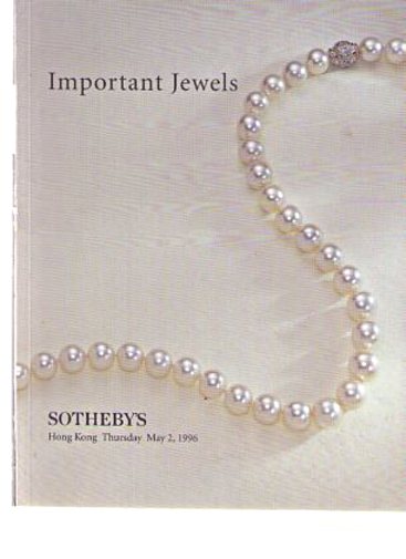 Sotheby Hong Kong 1996 Important Jewels