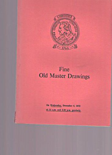 Christies 1972 Fine Old Master Drawings