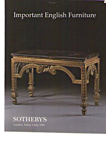 Sothebys 1999 Important English Furniture