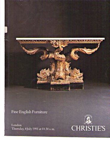 Christies July 1991 Fine English Furniture