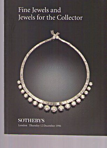 Sothebys 1996 Fine Jewels & Jewels for the Collector