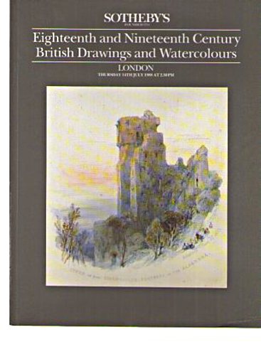 Sothebys 1988 18th & 19th C British Drawings & Watercolours