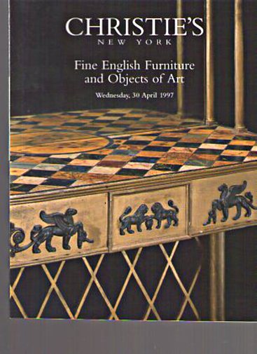 Christies 1997 Fine English Furniture & Objects of Art