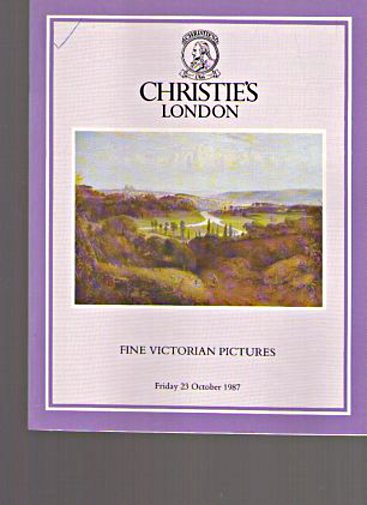 Christies October 1987 Fine Victorian Pictures