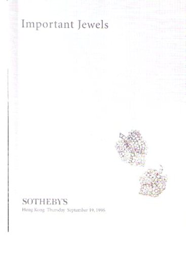 Sothebys September 1996 Important Jewels (Digital Only)