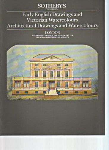 Sothebys 1988 English, Victorian & Architectural Drawings