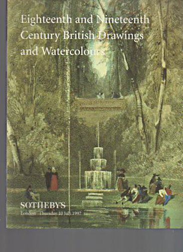 Sothebys 1997 18th & 19th C British Drawings & Watercolours