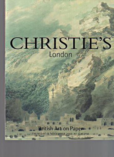 Christies 2004 British Art on Paper