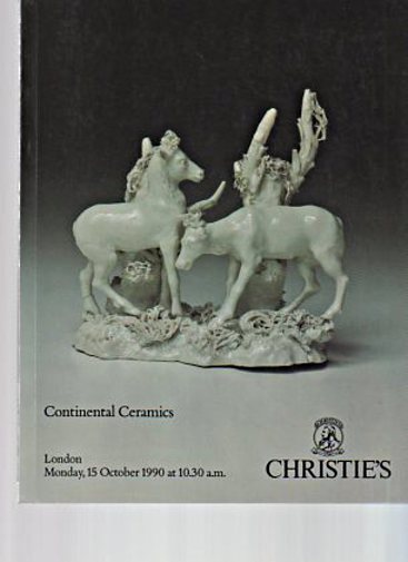 Christies October 1990 Continental Ceramics