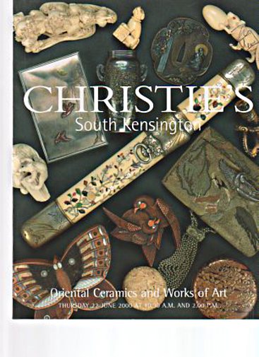 Christies June 2000 Oriental Ceramics & Works of Art